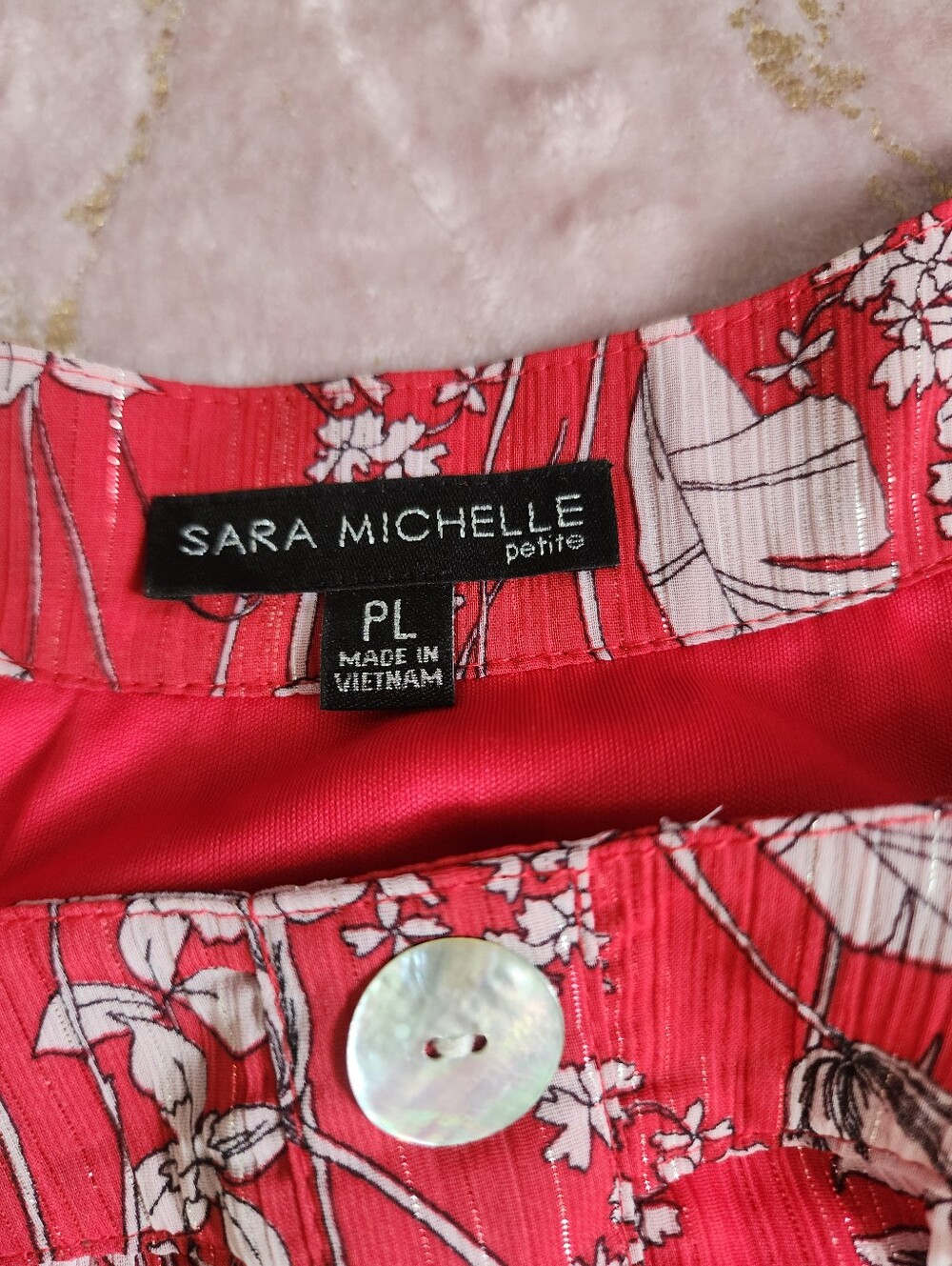 SARA MICHELLE | Red Floral Top - Picture 13 of 14